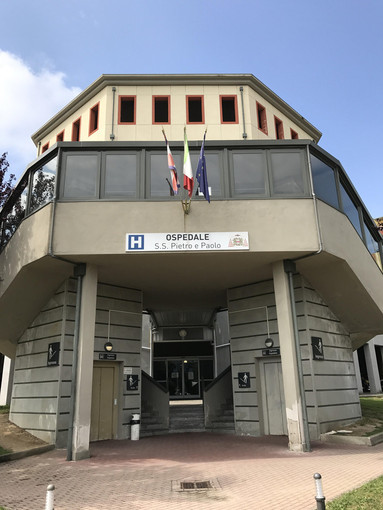 L'ospedale di Borgosesia.