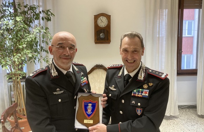 Visita del Generale Riccardo Galletta al comando provinciale carabinieri di Vercelli