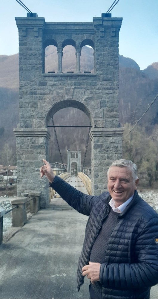 Cirio a Varallo per l’inaugurazione del Ponte di Morca.