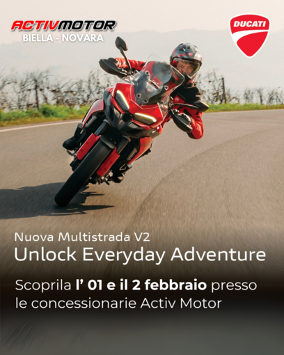 Nuova Ducati 2025, Multistrada V2 non conosce compromessi: segui il lancio da Activ Motor Biella - Gaglianico.