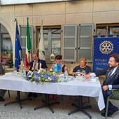 Vincenzo Carena, governatore distretto 2031 in visita al Rotary di Gattinara