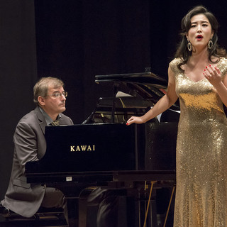 Giovanni Brollo ed Eva Jeong nel 2019  Valsesia Musica.