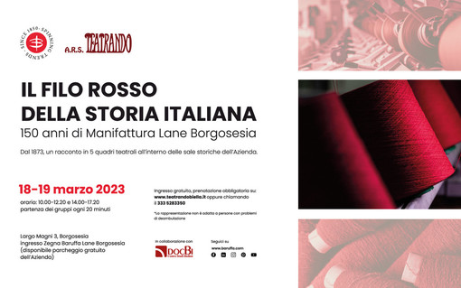 IL FILO ROSSO DELLA LANA, 150 anni della Manifattura Lane Borgosesia