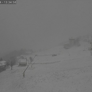 E' arrivata la neve in Valsesia FOTO