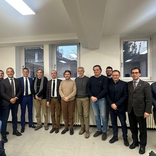 L'incontro tra Francesco Pietrasanta dell'Unione montana Valsesia e il neo direttore Asl Vercelli Marco Ricci