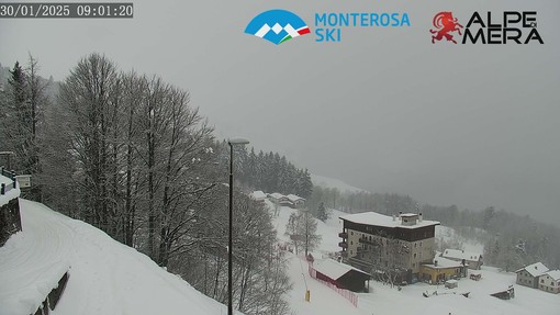 Alpe di Mera sotto la neve