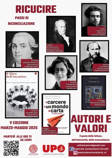 Vercelli presenta la 5a Edizione di Autori e Valori, ciclo di incontri dedicati al tema della penalità e della detenzione.