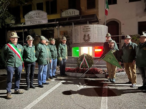 Pray celebra la Giornata dell'Unità Nazionale e delle Forze Armate (foto dalla pagina Facebook di Comune di Pray)