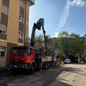 Lavori di riqualificazione all'ex hotel Garden di Borgosesia