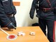 La droga sequestrata dai carabinieri di Arborio.