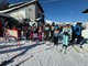 I ragazzi del corso di sci