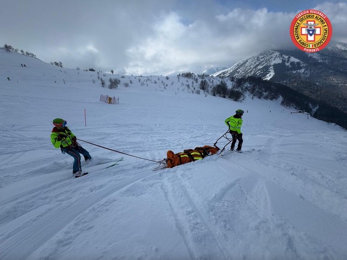 Soccorso Alpino, giornata di addestramento a Bielmonte: in campo 25 operatori (servizio di Davide Finatti e foto Soccorso Alpino)