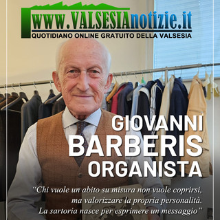 Giovanni Barberis Organista: &quot;La sartoria nasce per esprimere un messaggio&quot;