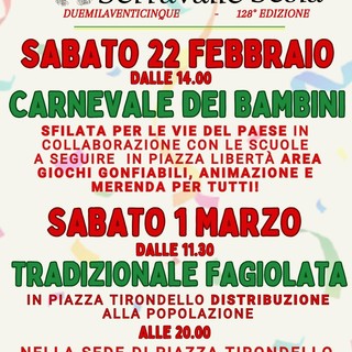 Serravalle: E' tempo di Carnevale con la tradizionale sfilata dei bambini