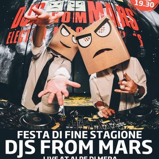 L'Alpe di Mera si prepara a ospitare un evento imperdibile: la festa di fine stagione con i DJs From Mars!