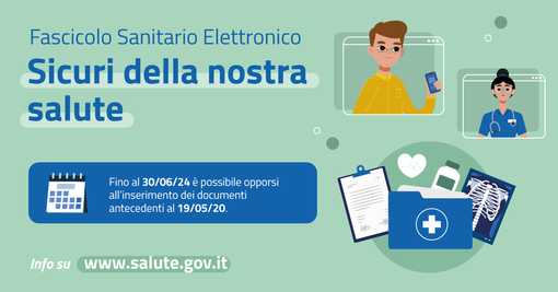 Regione Piemonte, Fascicolo sanitario elettronico: il caricamento dei dati scadrà il 30 giugno