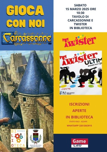 Grignasco, giochi di società in Biblioteca.