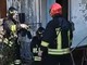 Principio d'incendio in una casa a Trino