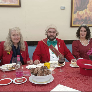 Cena del Porcell di carnevale all'istituto Pastore di Varallo