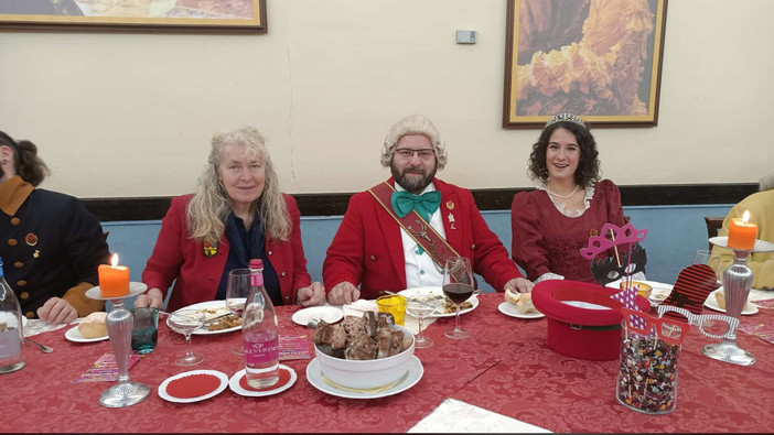 Cena del Porcell di carnevale all'istituto Pastore di Varallo