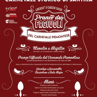 Pranzo dei Fagiuoli al carnevale di Santhià