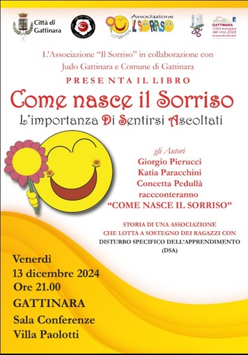 Il libro &quot;Come nasce il sorriso&quot; presentato a Gattinara