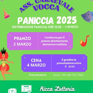 Carnevale di Vocca: Paniccia in compagnia