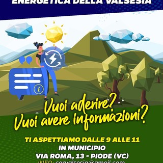 Piode: Sportello Informativo sulle Comunità Energetiche