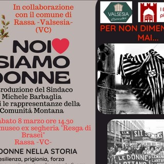 &quot;Noi siamo donne&quot;: l'evento a Rassa per l'8 marzo