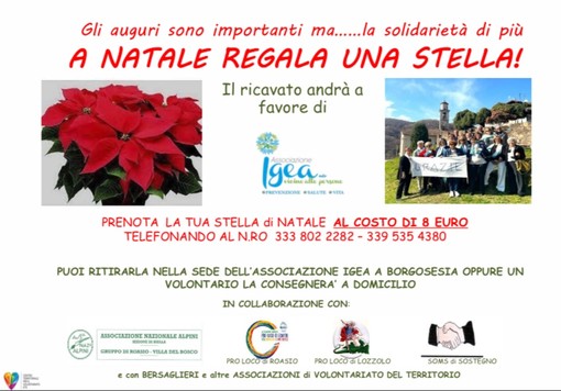 Per Natale regala le stelle di Igea