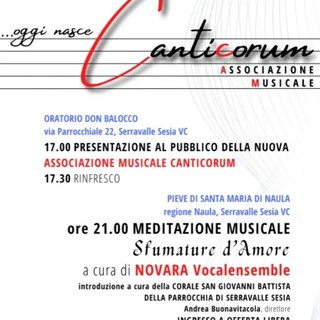 A Serravalle si presenta l'associazione Canticorum