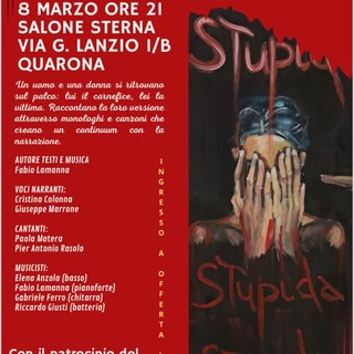 &quot;Se fa male non è amore&quot;: spettacolo sabato 8 marzo a Quarona