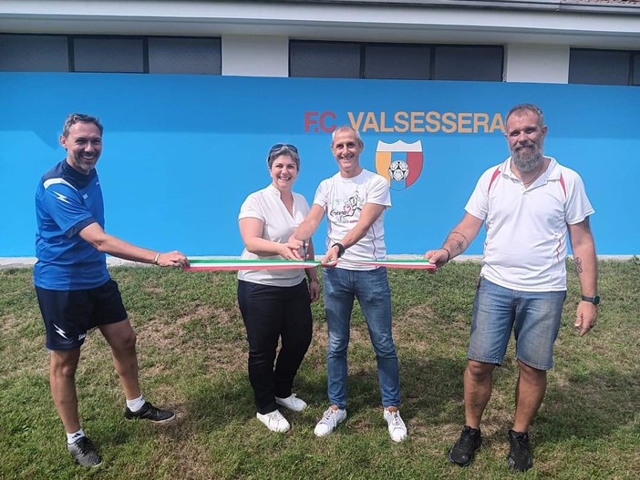 Crevacuore, inaugurati i nuovi campi sportivi di regione Isola con un occhio al futuro (foto dalla pagina Facebook di Comune di Crevacuore)