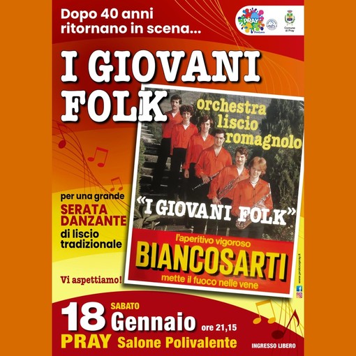 A Pray tornano sul palco &quot;I Giovani Folk&quot;