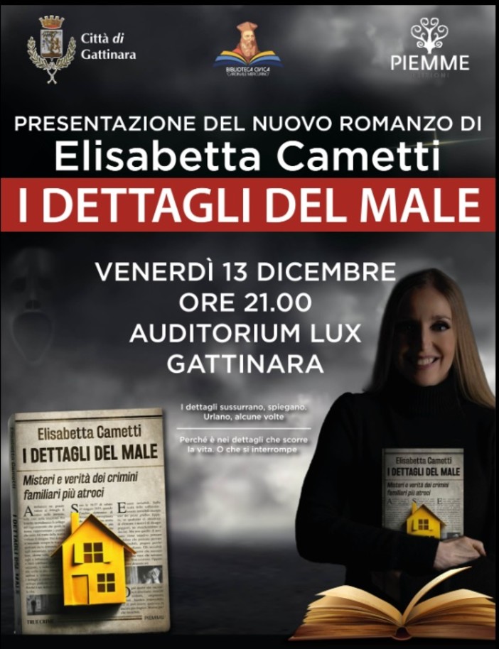 Elisabetta Cametti presenta a Gattinara il suo nuovo libro