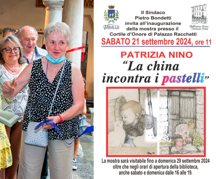 “La china incontra i pastelli” sarà inaugurata a Varallo la nuova mostra artistica.