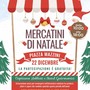 La magia del Natale a Borgosesia: mercatini natalizi in Piazza Mazzini.