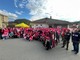 Oltre 200 persone a Pray per la Camminata in Rosa (foto di Ermanno Orsi)