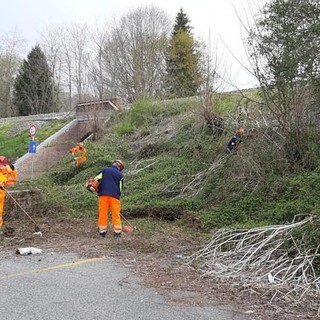 Interventi di pulizia e sistemazione idrogeologica a Serravalle (foto di repertorio)