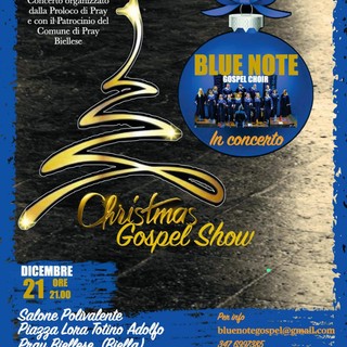 “Christmas Gospel Show” sabato a Pray