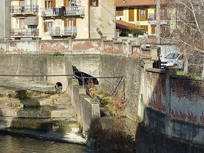 Romagnano Sesia: lavori di messa in sicurezza del Rio Cinguelli - Foto dalla Redazione di Novara.