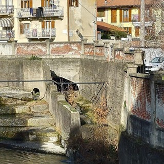 Romagnano Sesia: lavori di messa in sicurezza del Rio Cinguelli - Foto dalla Redazione di Novara.