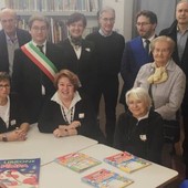 L'inaugurazione della biblioteca di Romagnano (foto dal Comune di Romagnano).