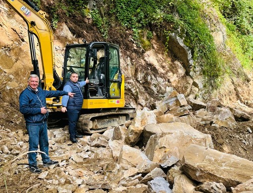 Varallo, strada per Ebareti: soddisfacenti i progressi.