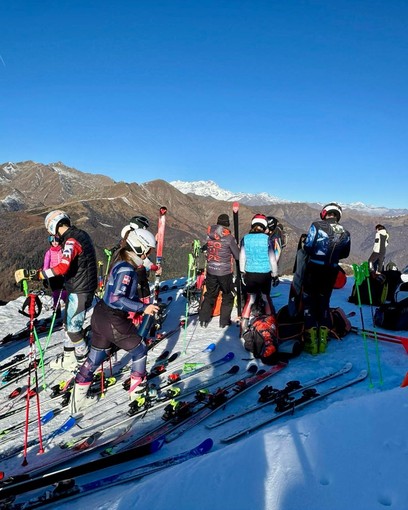 Proseguono gli allenamenti allo Ski Racing Center Oasi Zegna