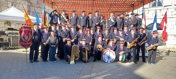 Banda musicale di Varallo, pronti per la trasferta a Pontarlier per la festa dei gemellaggi.