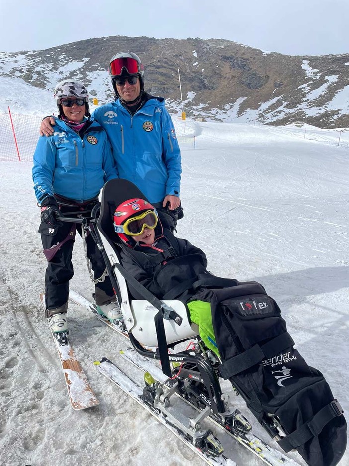 Progetto disabilità sulle piste con la Scuola sci Alagna