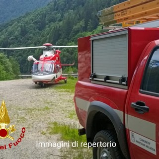 Disperso ad Alagna: intervengono i Vigili del Fuoco.