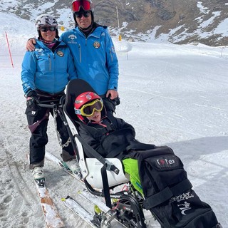 Progetto disabilità sulle piste con la Scuola sci Alagna