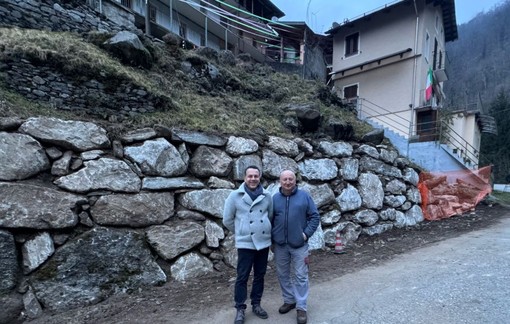 Lavori terminati al versante di frazione Crosi a Varallo